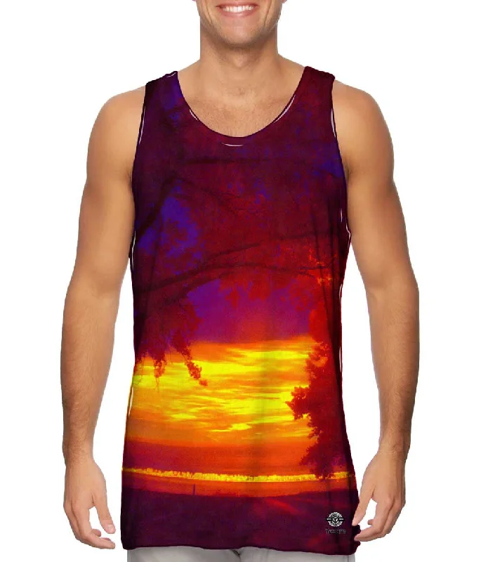 Sports Tank-Red Nirvana