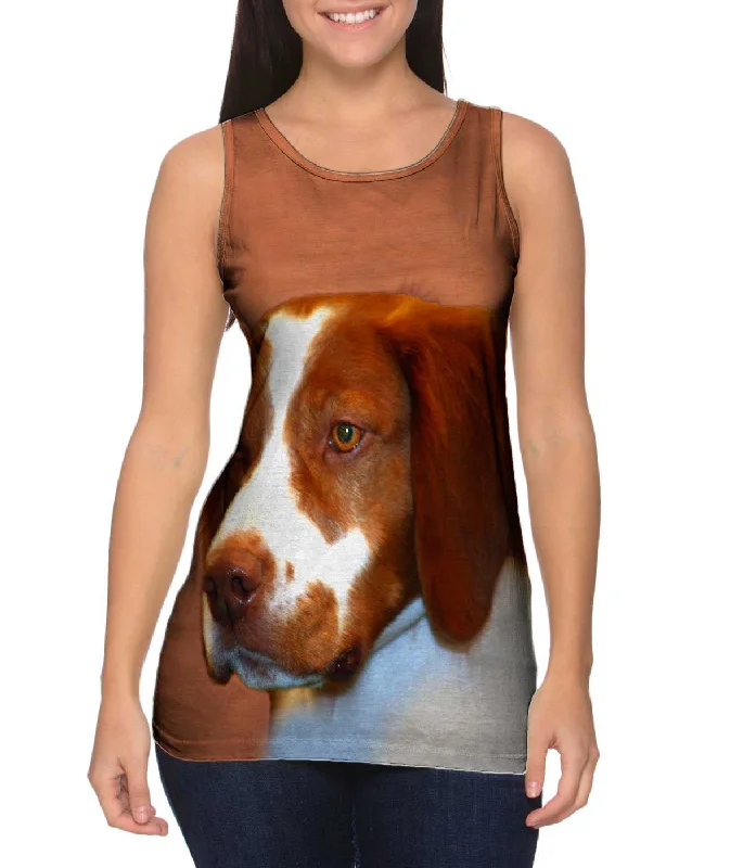 Ribbed Tank-Red Spaniel