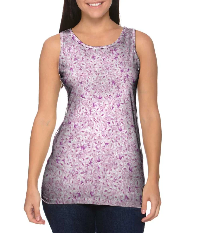 Tank Top for Men-Pink Pearls Delight