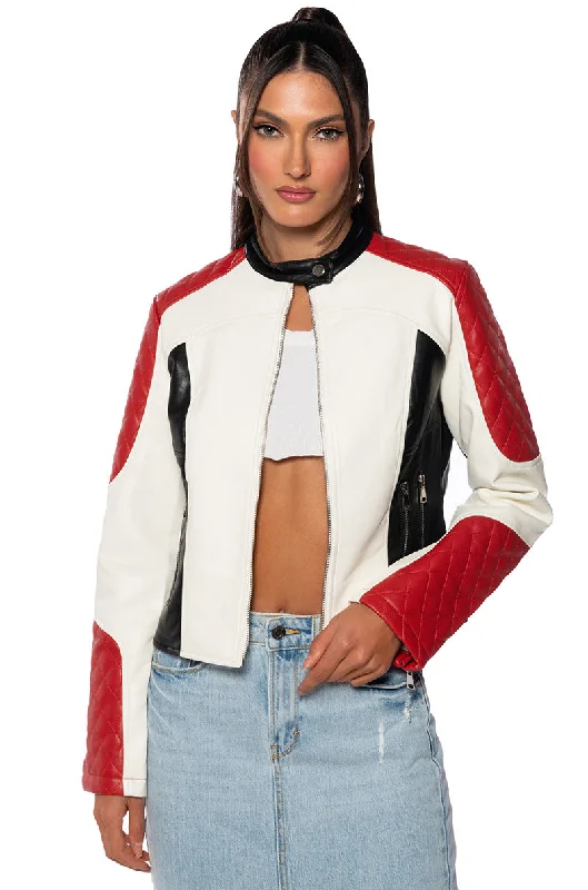 Casual Jacket-REMA RACER MOTO JACKET