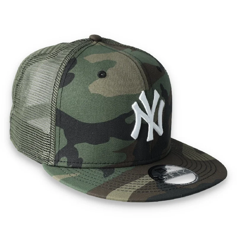 Fashion Hat-New Era New York Yankees Trucker 9FIFTY Snapback Hat-Camo