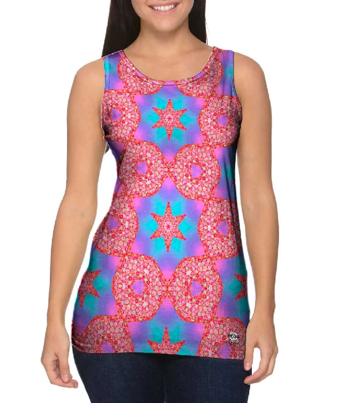 Lightweight Tank-Pink Starts Pattern