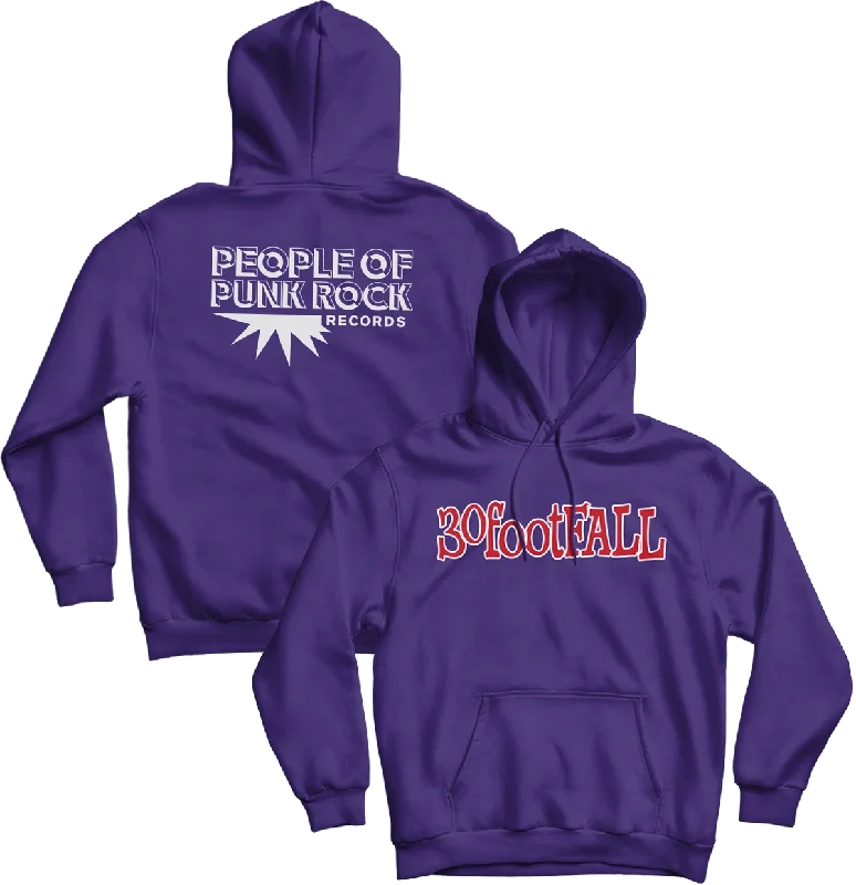 Men’s Hoodie-30footFALL - "Nitro" (Purple) (Pullover Hoodie)