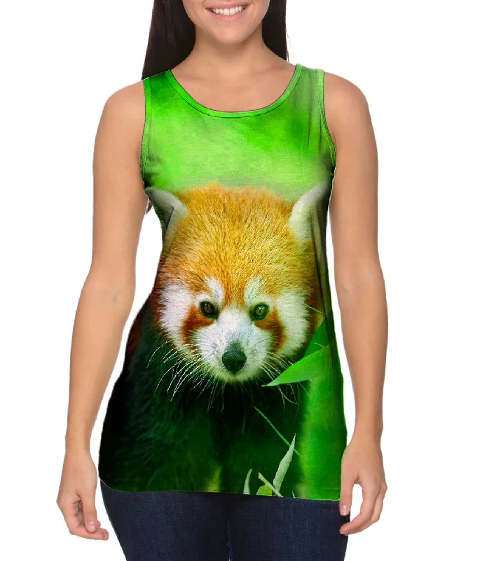 Graphic Tank Top-Red Panda