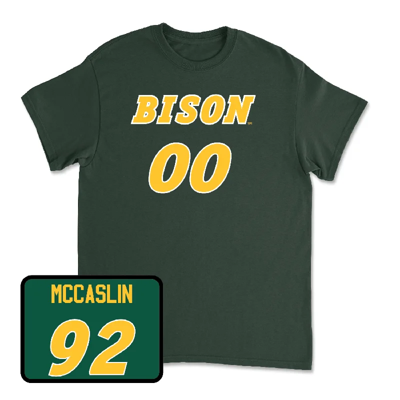 Yoga T-shirt-Green Football Player Tee - Kelton McCaslin