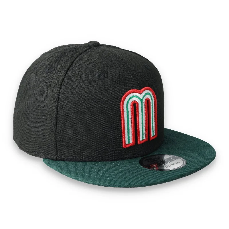 Trendsetting Hat-NEW ERA OFFICIAL MEXICO 9FIFTY SNAPBACK HAT-BLACK