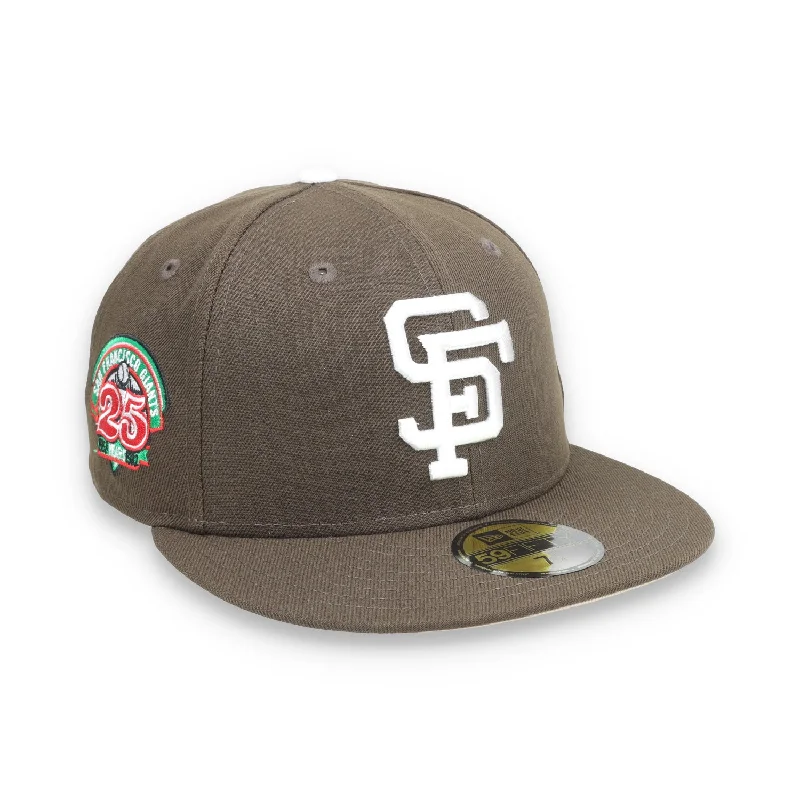 Premium Hat-NEW ERA SAN FRANCISCO GIANTS 25th Anniversary 59FIFTY FITTED HAT-Walnut