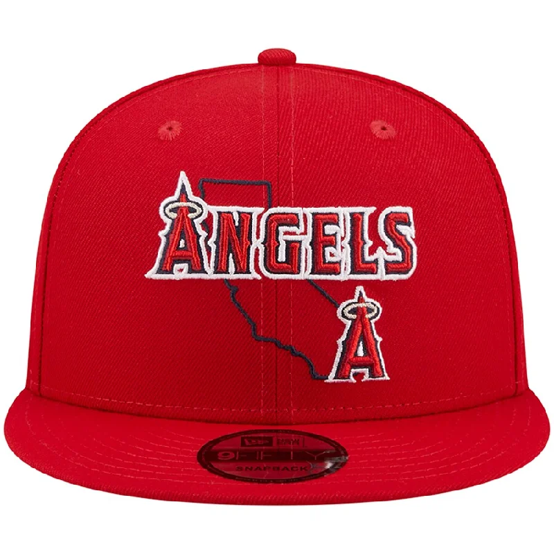 Eco-friendly Hat-New Era Los Angeles Angels State Logo 9FIFTY Snapback Hat