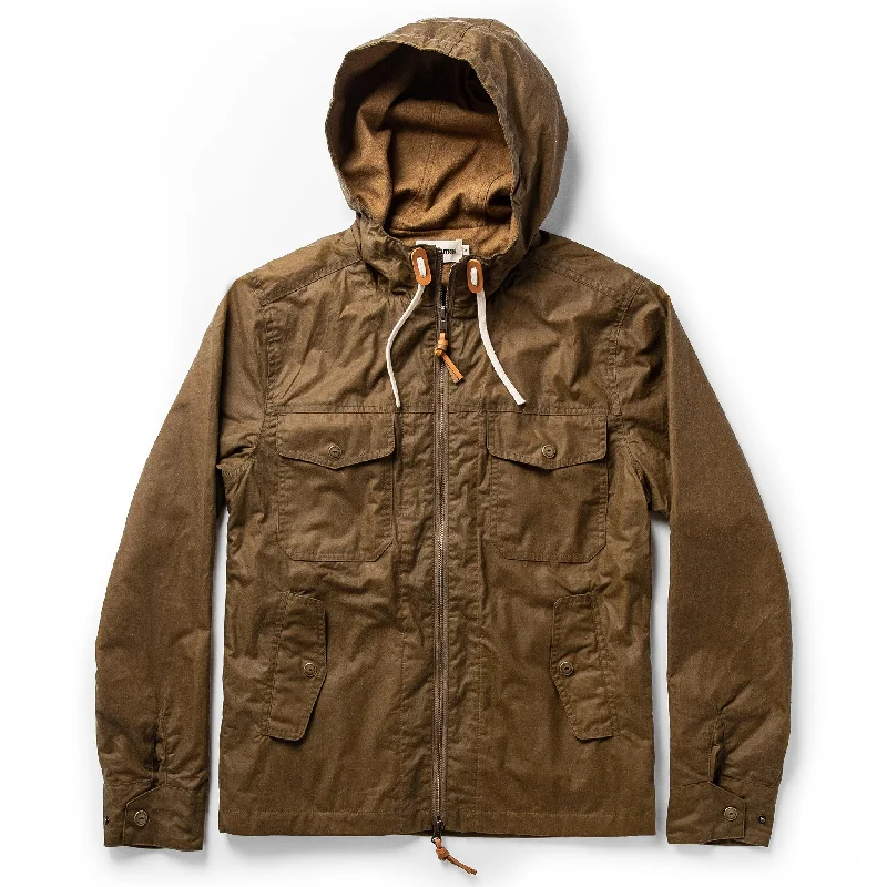 Parka Jacket-The Welterweight Winslow in Field Tan Waxed Canvas