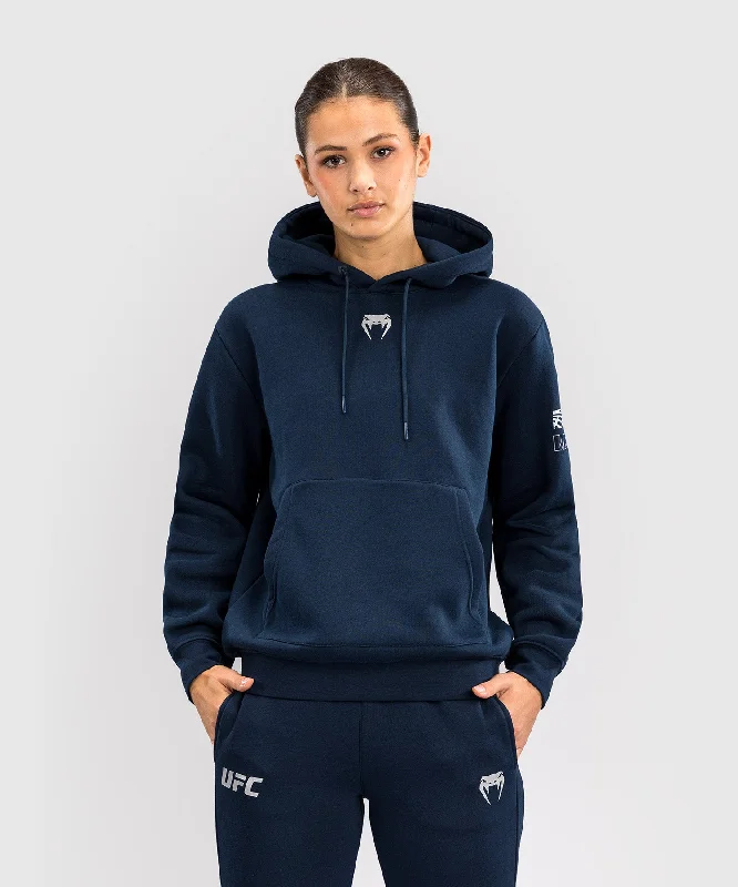 College Hoodie-UFC Fusion by Venum Fight Week Women’s Pullover Hoodie - Solid Oceanic Blue