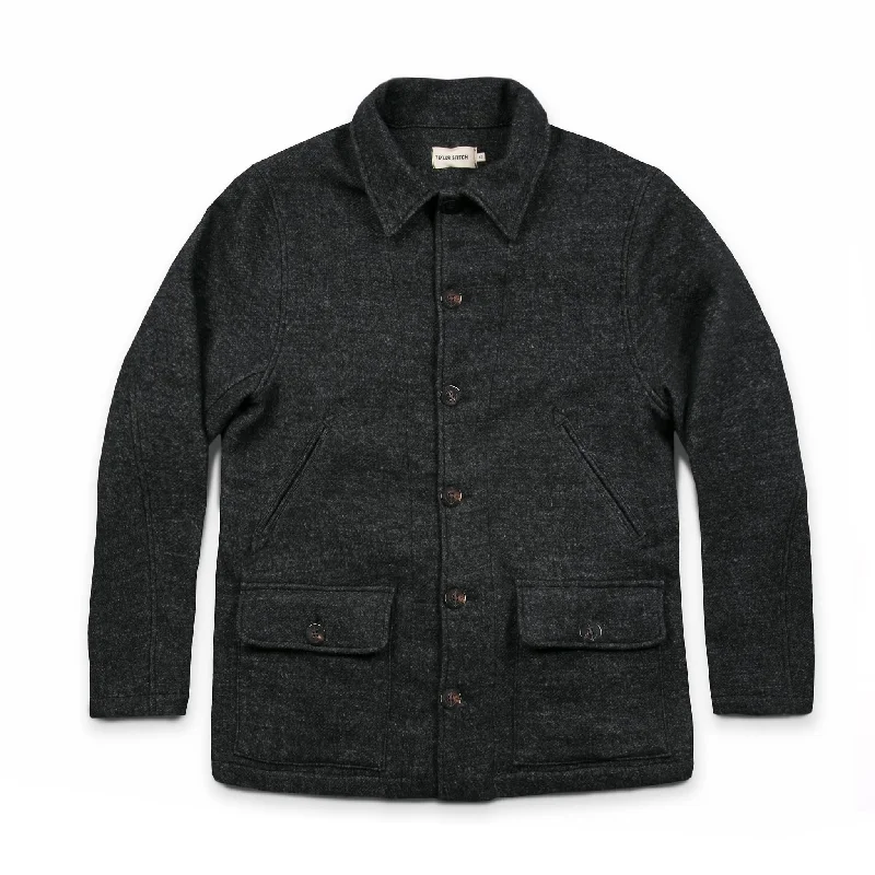 Casual Jacket-The Submariner in Dark Charcoal