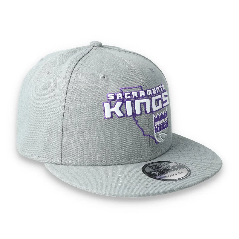 Vintage Hat-New Era Sacramento Kings  State Logo 9FIFTY Snapback Hat