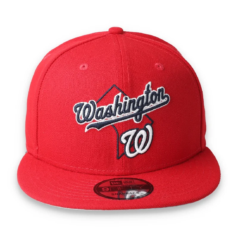 Stylish Hat-New Era Washington Nationals Logo State 9FIFTY Fitted Hat