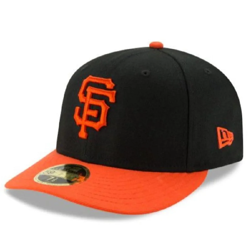 Comfortable Hat-SAN FRANCISCO GIANTS ALTERNATE COLLECTION 59FIFTY FITTED-ON-FIELD COLLECTION LOW Profile -BLACK