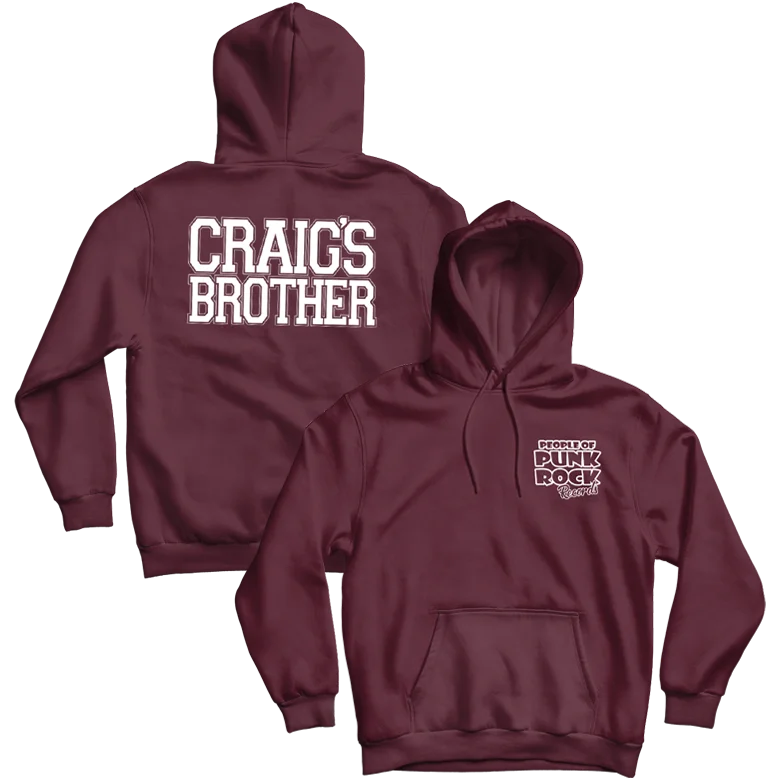 Everyday Hoodie-CRAIG'S BROTHER "Homecoming" (Maroon) (Pullover Hoodie)