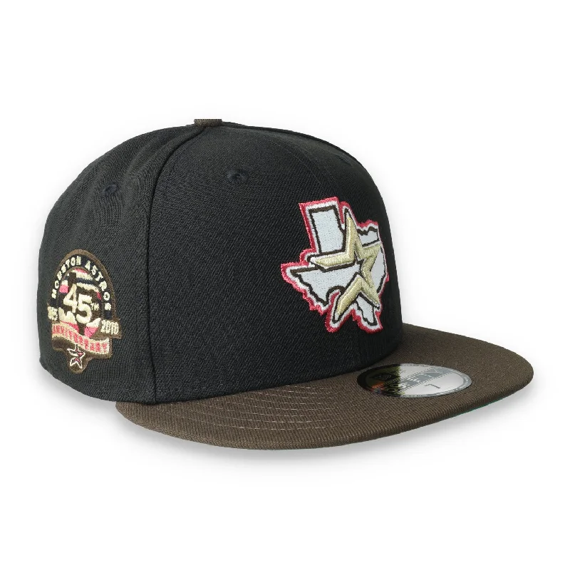 Knit Hat-New Era Houston Astros 45th Anniversary Side Patch 59fifty Fitted Cap-Black