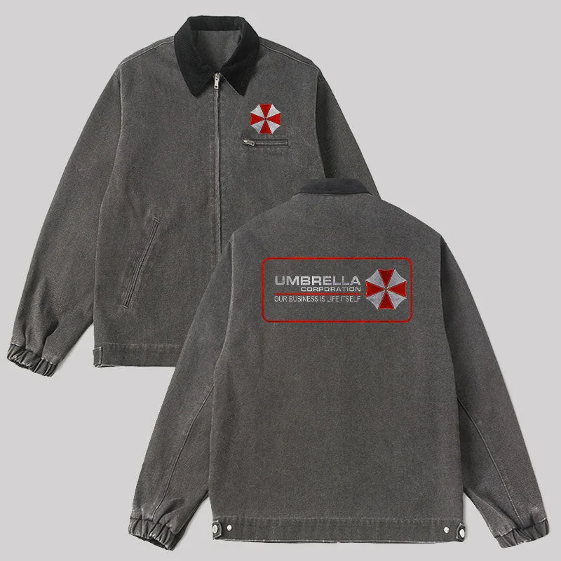 Chic Trench Jacket-Umbrella Corporation Classic Work Jacket