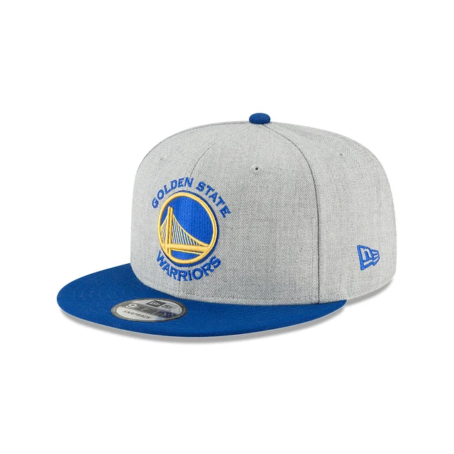 Casual Outdoor Hat-New Era Golden State Warriors 2-Tone 9FIFTY Snapback-Gray