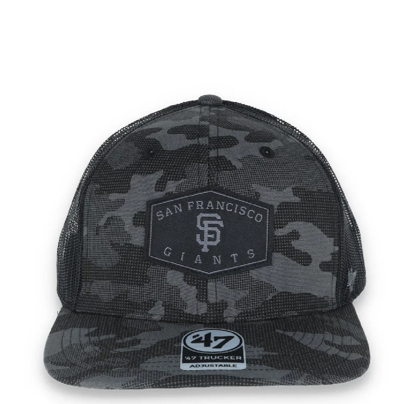 Knit Hat-SAN FRANCISCO GIANTS TONAL CAMO CONVOY  '47 TRUCKER