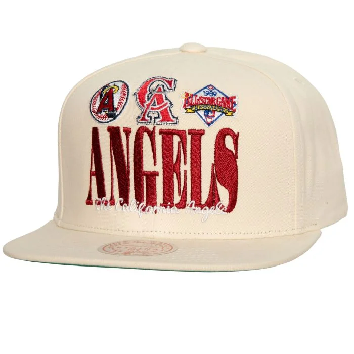 Relaxed Baseball Hat-Mitchell & Ness California Angels Reframe Retro Snapback