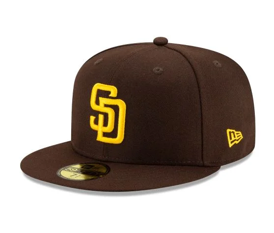 Urban Hat-SAN DIEGO PADRES HOME COLLECTION 59FIFTY FITTED-ON-FIELD COLLECTION-BROWN