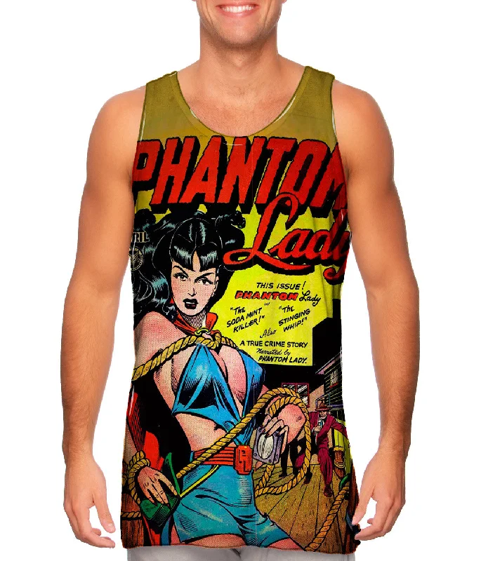 Streetwear Tank-Phantom Lady Comic Retro