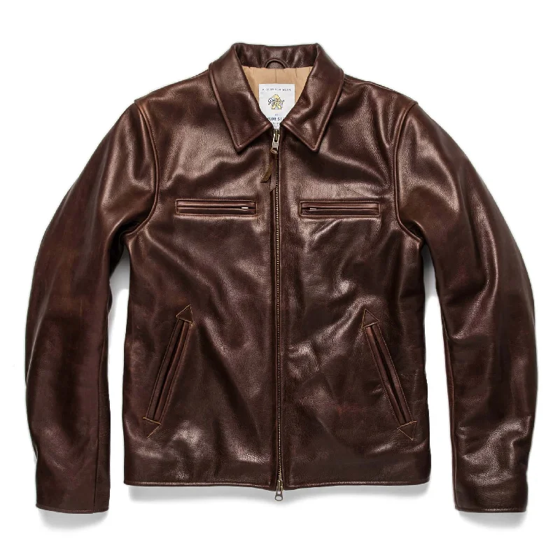 Flexible Jacket-The Moto Jacket in Espresso Steerhide