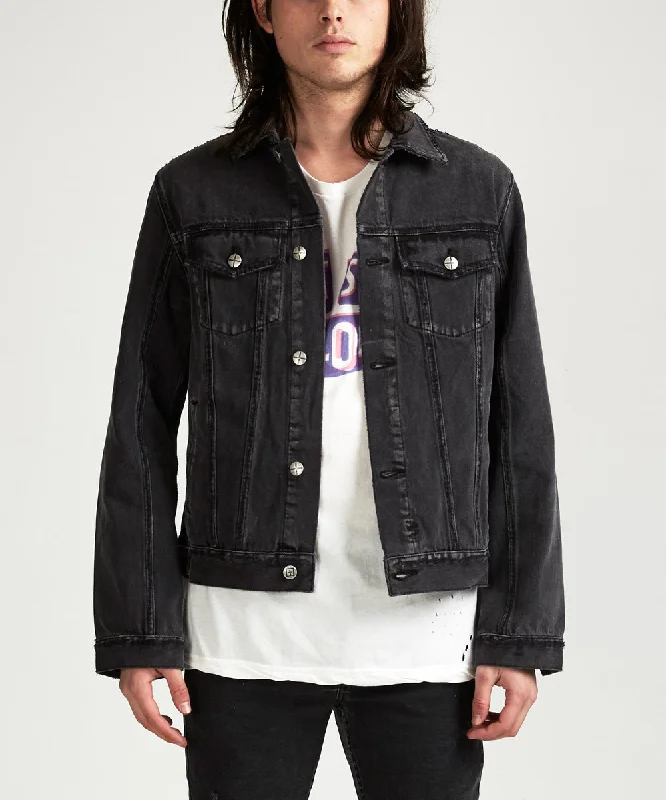 Parka Jacket-CLASSIC JACKET SKETCHY BLACK