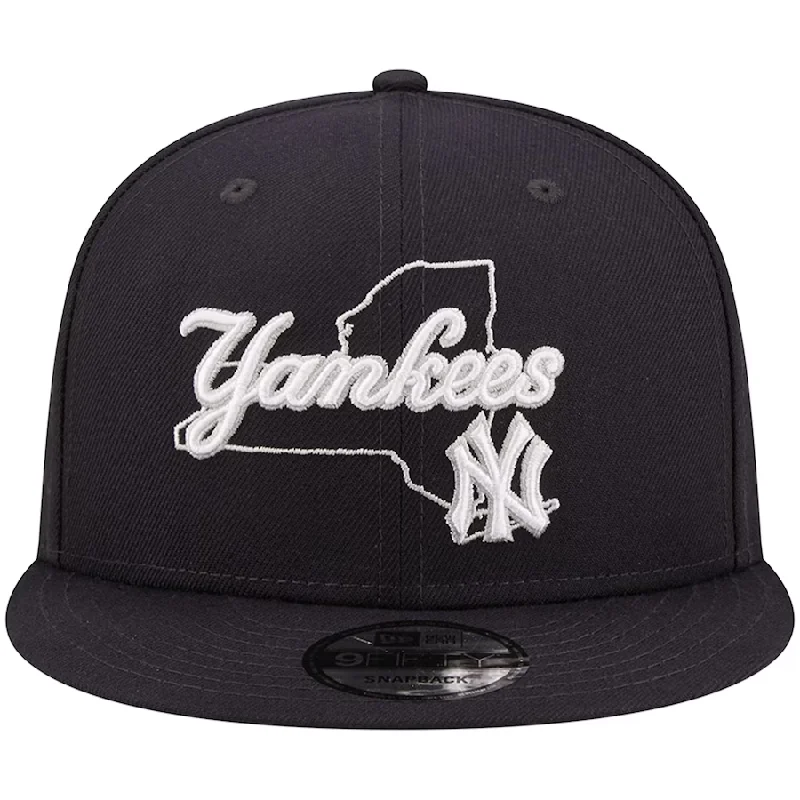 Fashionable Hat-New Era New York Yankees State Logo 9FIFTY Snapback Hat