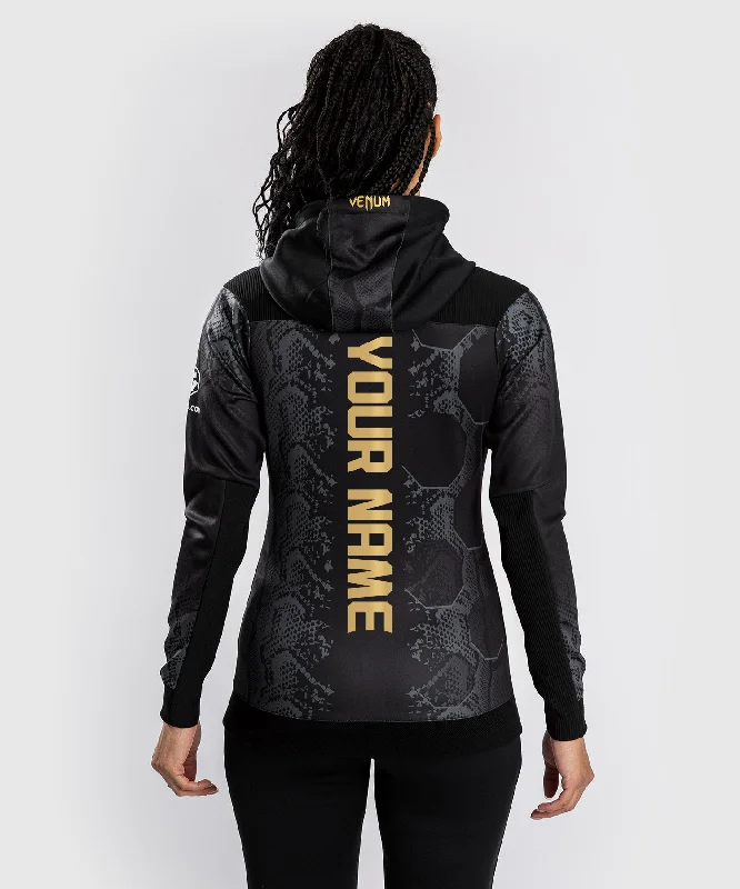 Heavy-duty Hoodie-UFC Adrenaline by Venum Personalized Authentic Fight Night  Women’s Walkout Hoodie - Champion