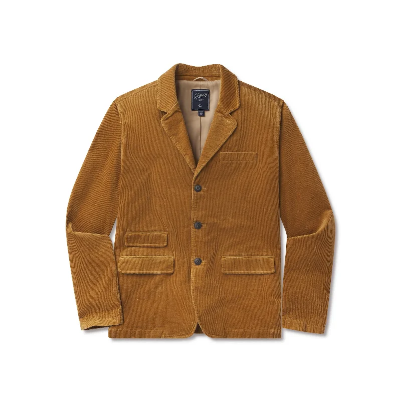 Adventure Ready Jacket-Fleming's English Corduroy Blazer - Saddle