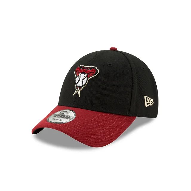 Sports Team Hat-New Era Arizona Diamondbacks ALT2 The League 9Forty Adjustable Hat-Black/Red