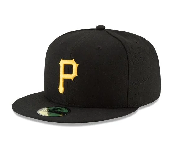 Summer Breeze Hat-PITTSBURGH PIRATES HOME COLLECTION 59FIFTY FITTED-ON-FIELD COLLECTION-BLACK