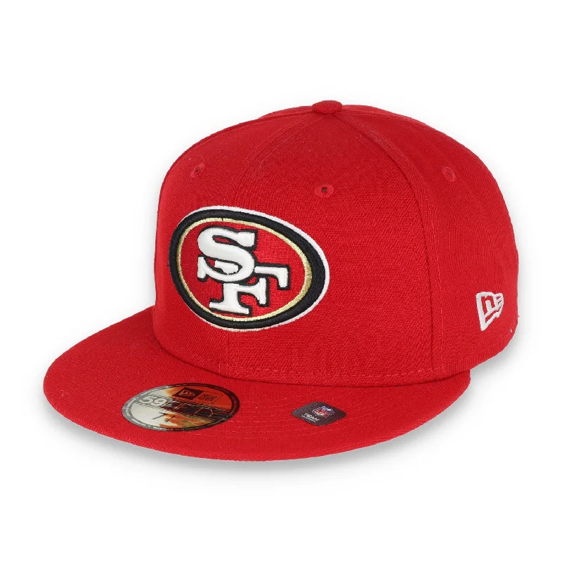 Bucket Hat-San Francisco 49ers New Era XXIV SUPER BOWL LILAC BOTTOM 59FIFTY Fitted Hat- Scarlet