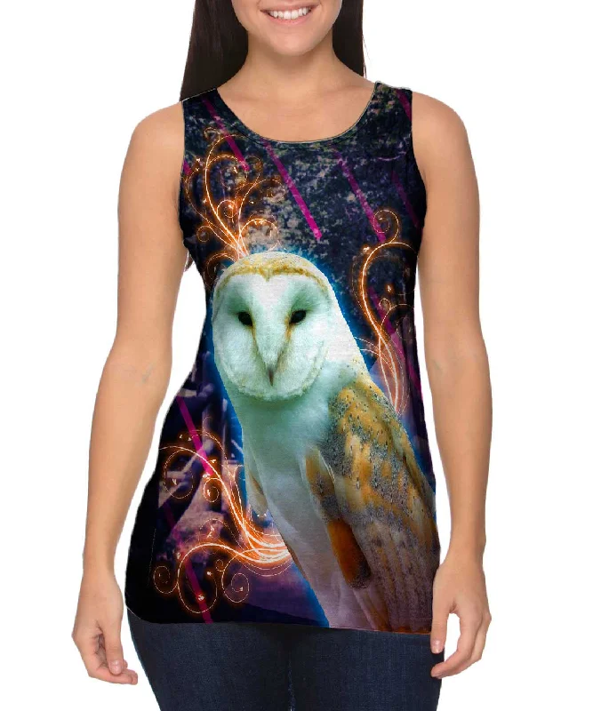 Beach Tank-Pink Rain Owl