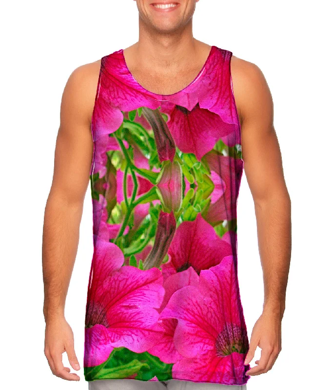 Comfortable Tank-Pink Flowers