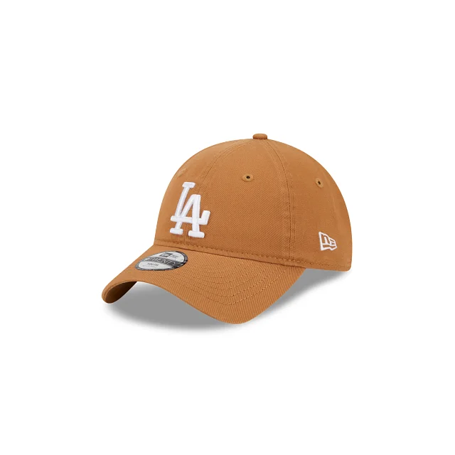 Pom Hat-New Era Youth Los Angeles Dodgers 9Twenty Adjustable Hat-Brown/White