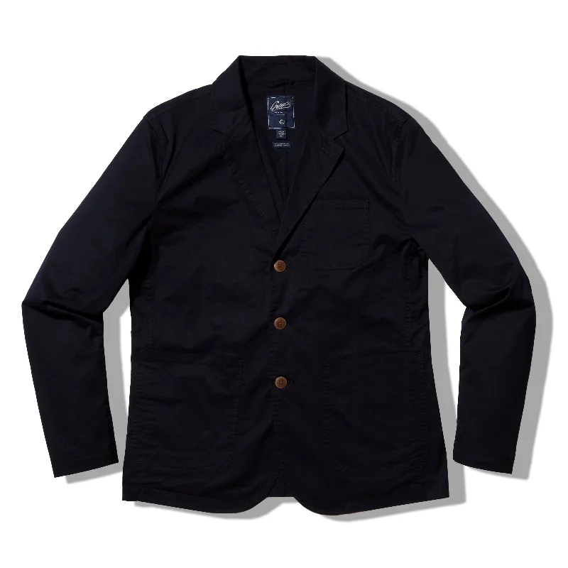 Winter Jacket-Thompson Flex Stretch Blazer - Dark Navy