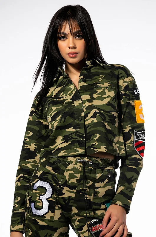 Techwear Jacket-WHATEVER CAMO BOMBER JACKET