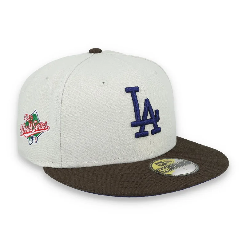 Athletic Hat-New Era Los Angeles Dodgers 1988 World Champions Side Patch 59FIFTY Fitted-Stone