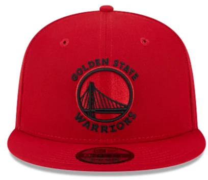 Structured Hat-New Era Golden State Warriors 9FIFTY Snapback-Red/Black