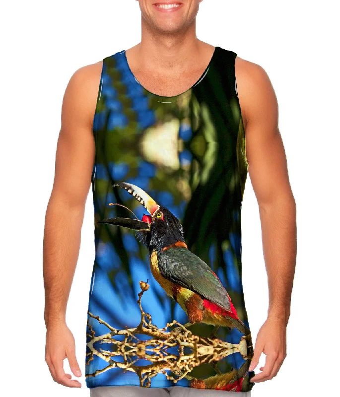 Travel Vest-Ripe Palm Aracari