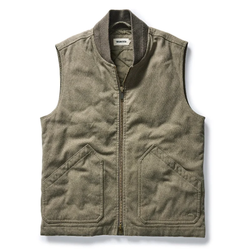 Casual Layer Jacket-The Workhorse Vest in Stone Boss Duck