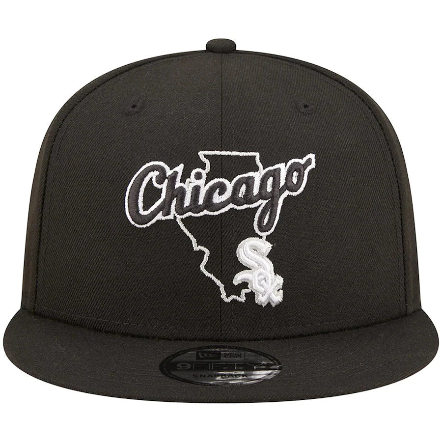 Lightweight Hat-New Era Chicago White Sox State Logo 9FIFTY Snapback Hat