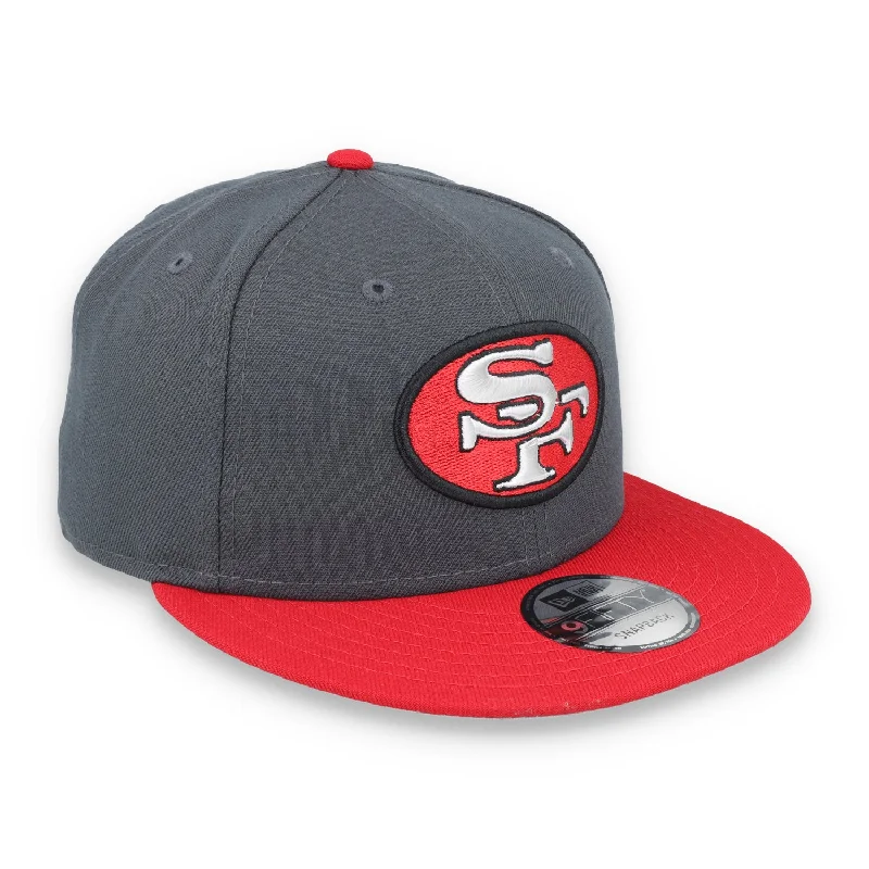 Trendy Hat-New Era San Francisco 49ers 2-Tone Color Pack 9FIFTY Snapback Hat-Grey/Scarlet/White