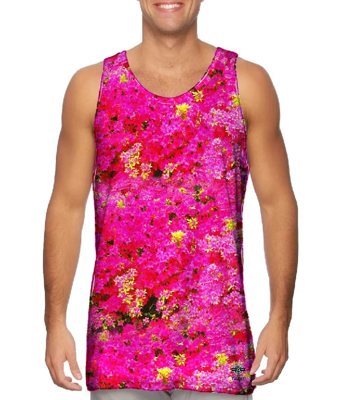 Fashion Tank-Pink Flower Medley