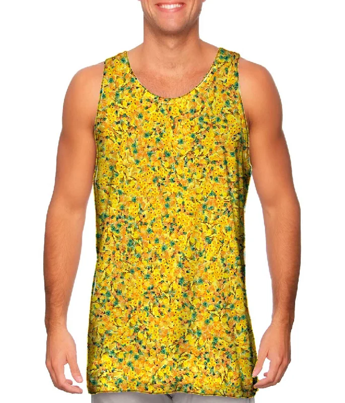 Fitness Tank-Pineapple Fiesta