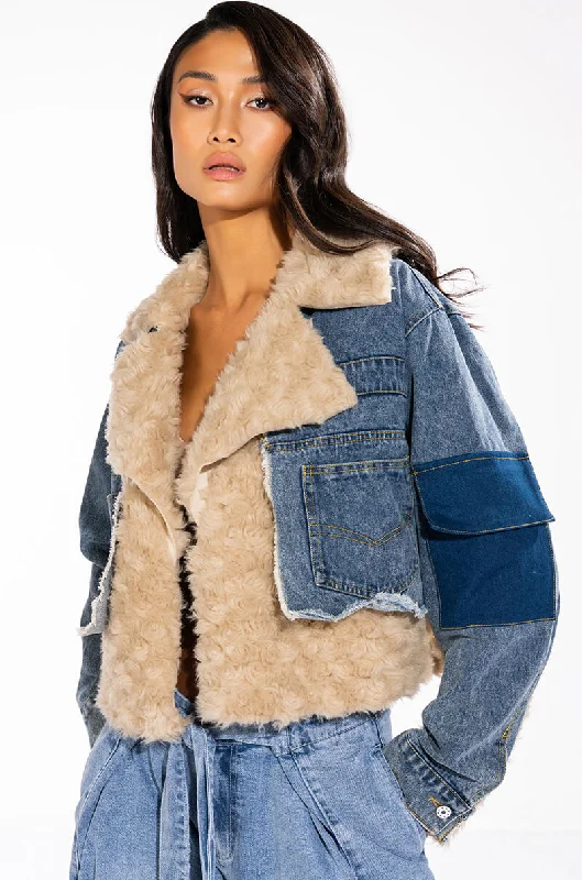 Puffer Jacket-AIMEE TWO POINT OH DENIM JACKET