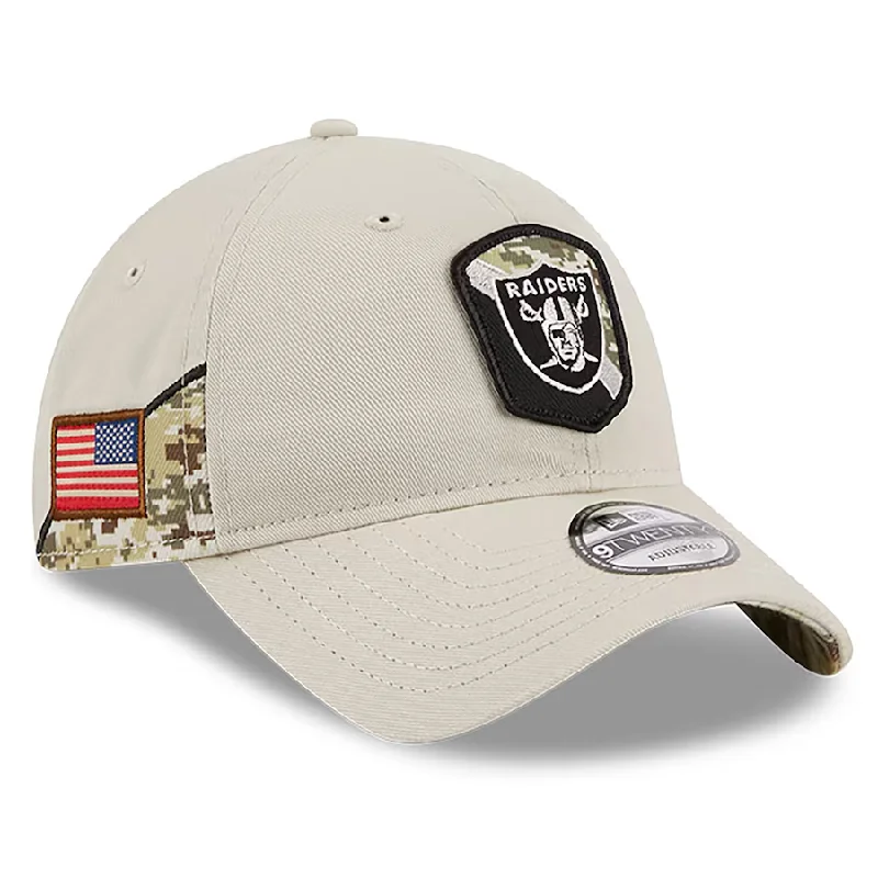 Retro Hat-New Era Las Vegas Raiders Salute to Service 9TWENTY Adjustable 2023