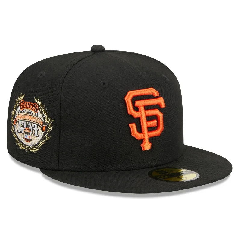 Athletic Hat-New Era San Francisco Giants Laurel All Star Game 1984 Side Patch 59fifty Fitted Cap-Black